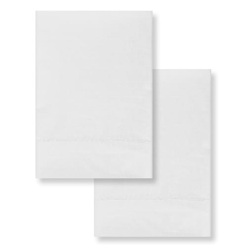 Connoisseur T300 Blend Sateen Weave, King Pillowcase, 46x46 CS, White